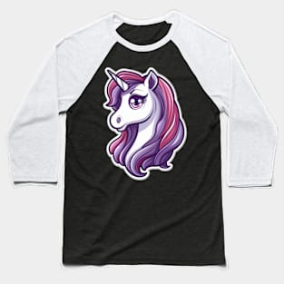 Cute Unicorn Baseball T-Shirt